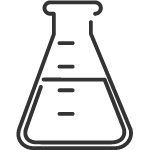 exames laboratoriais- frasco com líquido dentro