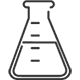 exames laboratoriais- frasco com líquido dentro
