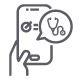 telemedicina-80 Ícone de aplicativo de Telemedicina