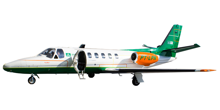 Avião Aero Médico Unimed